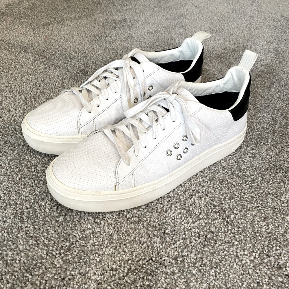 Steve Madden Men's M-AERON White Size 9 Factory ID #1498